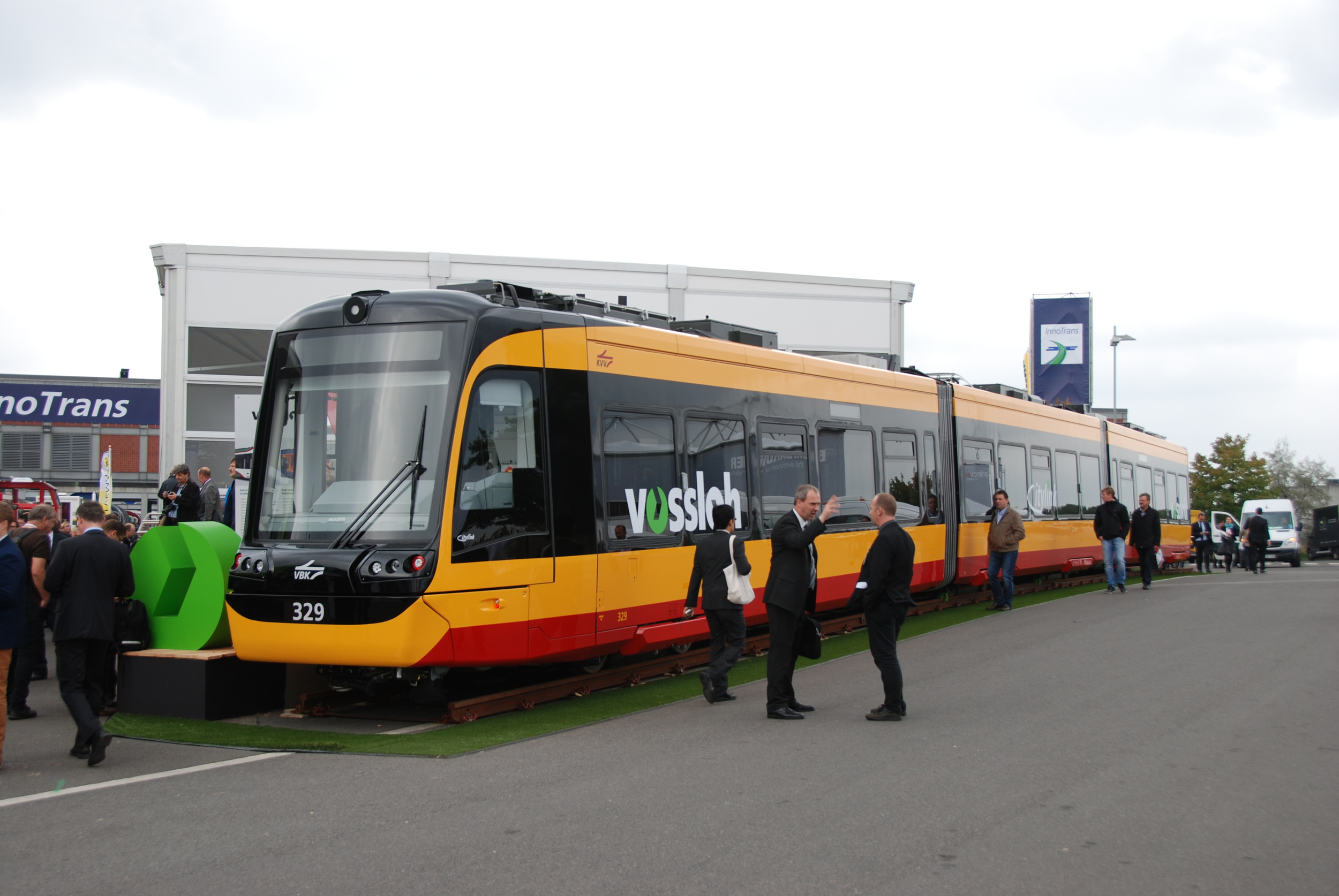 Vlakotramvaj Citylinkk NET 2012 na veletrhu InnoTrans 2014. (foto: Libor Hinčica)