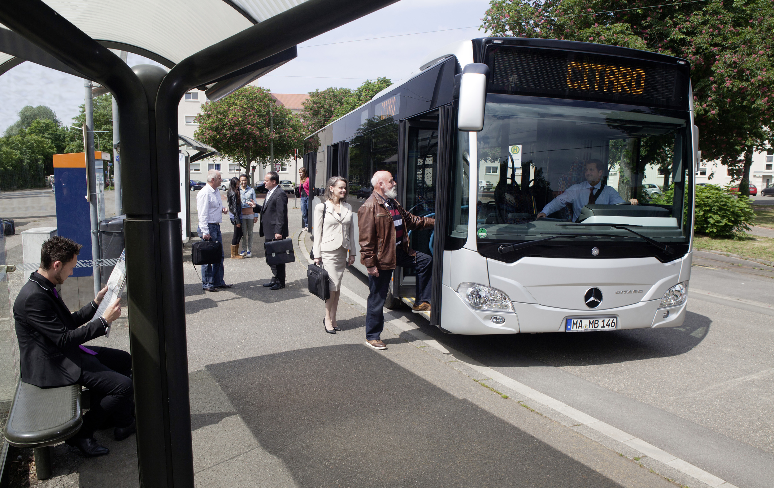Mercedes-Benz Citaro na ilustračním snímku výrobce. (foto: EvoBus)