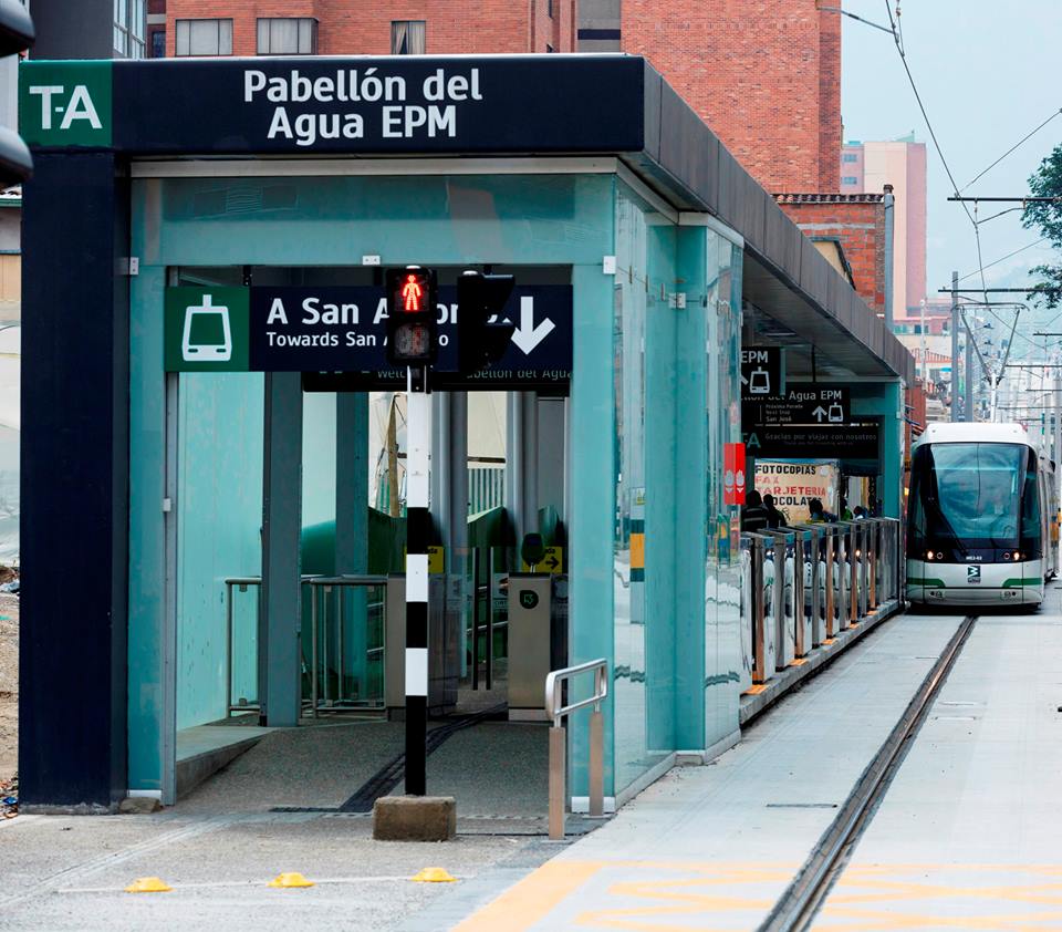 Zastávka Pabellón del Agua. (foto: Empresa de Transporte Masivo del Valle de Aburrá Limitada)