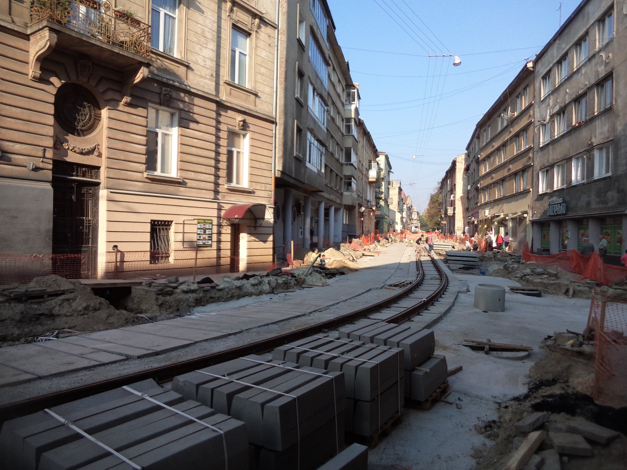 Ulice Kyivs 'ka ještě jednou. 