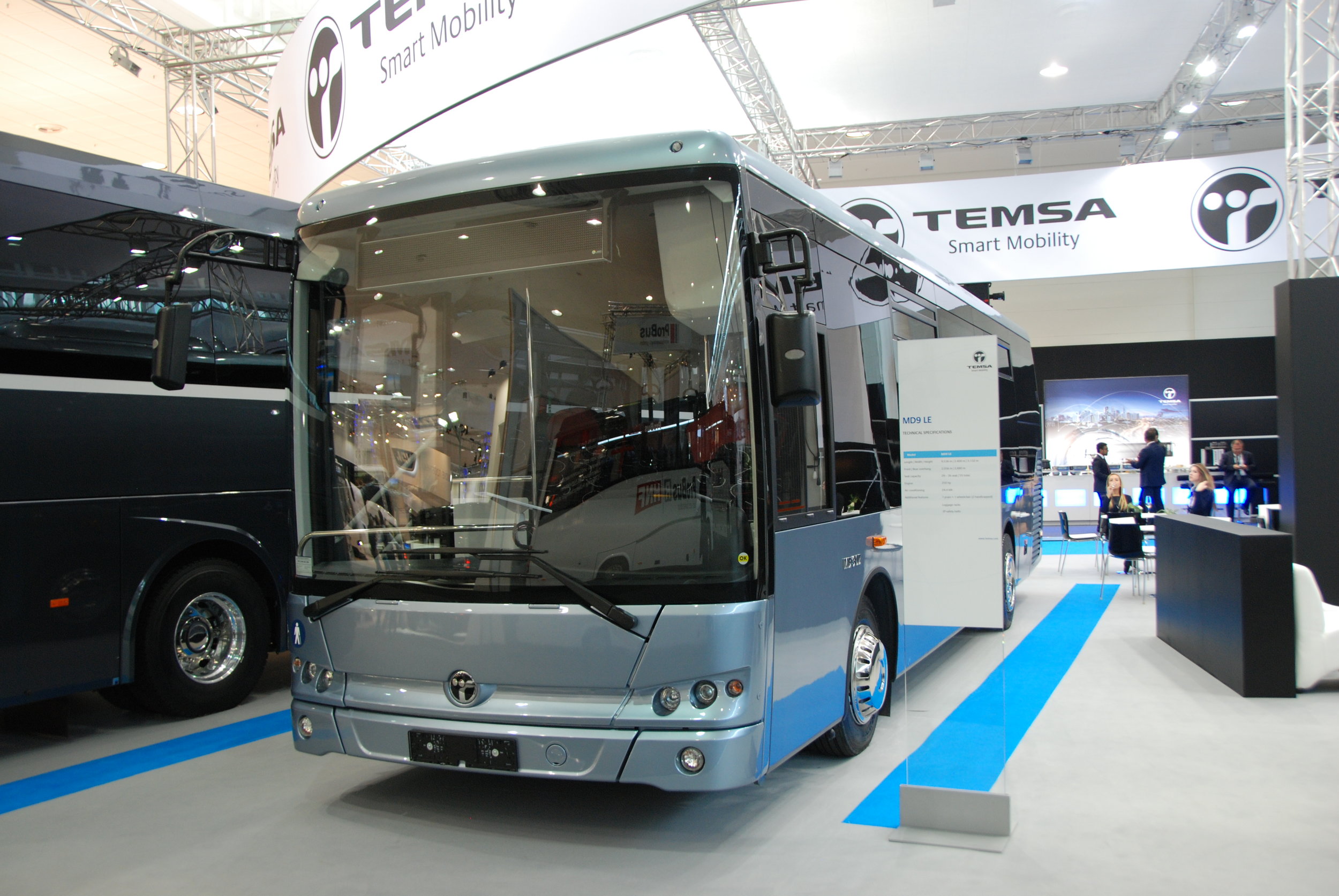 Temsa MD9LE je opět produktem turecké provenience. (foto: Libor Hinčica)