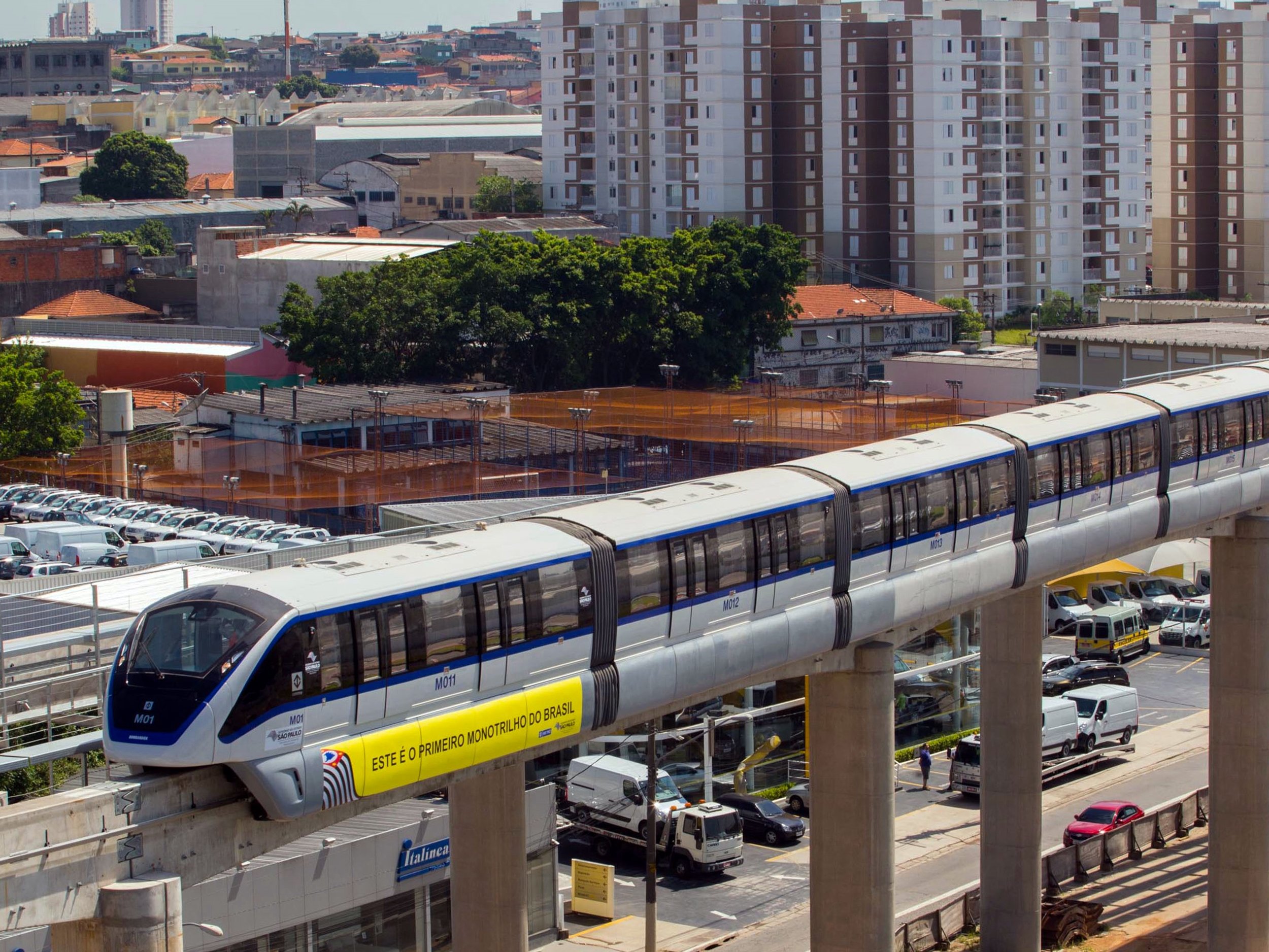 Monorail v San Paulu. (zdroj: Wikipedia.org)
