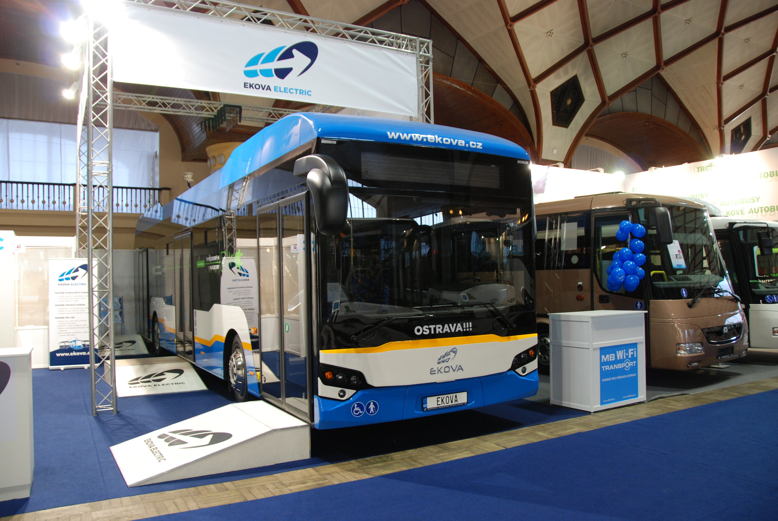CZECHBUS přinesl i tuzemskou premiéru jednoho z provedení elektrobusu Electron od Ekovy Electric. (foto: Libor Hinčica)
