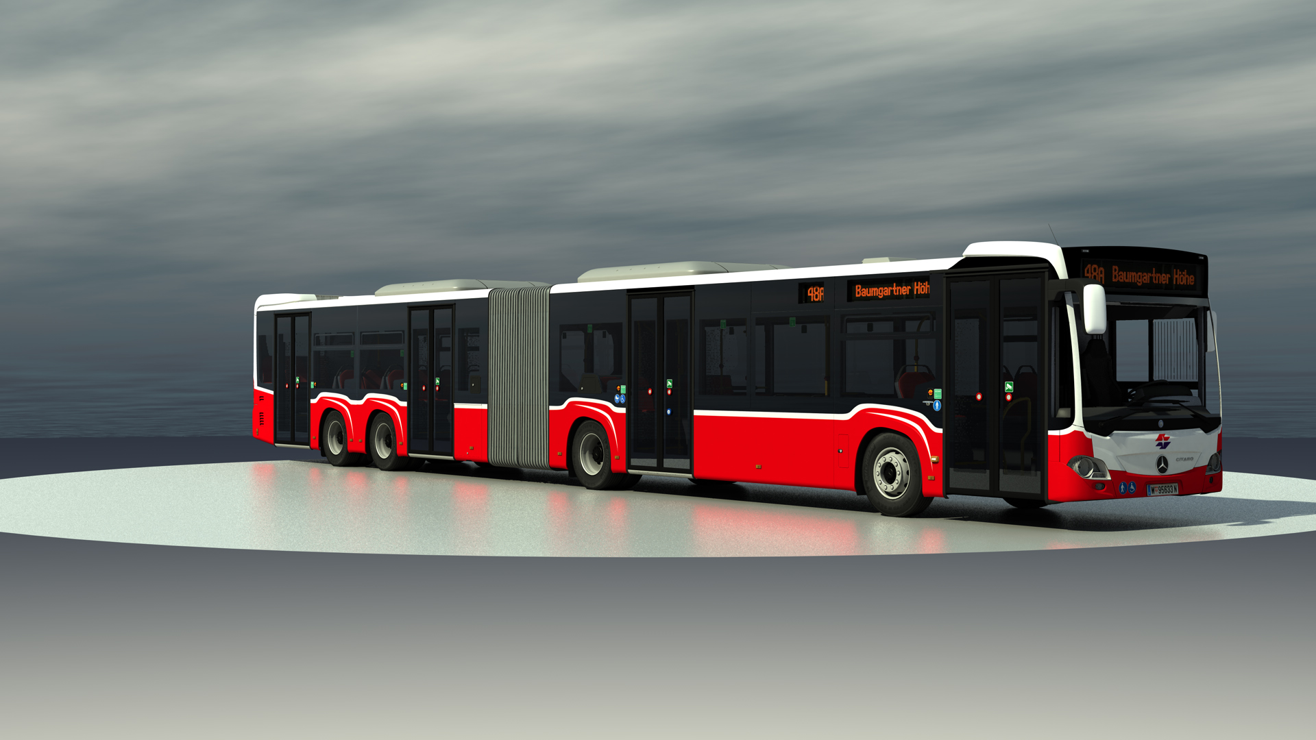 Mercedes-Benz CapaCity L pro Vídeň. (zdroj: Wiener Linien)