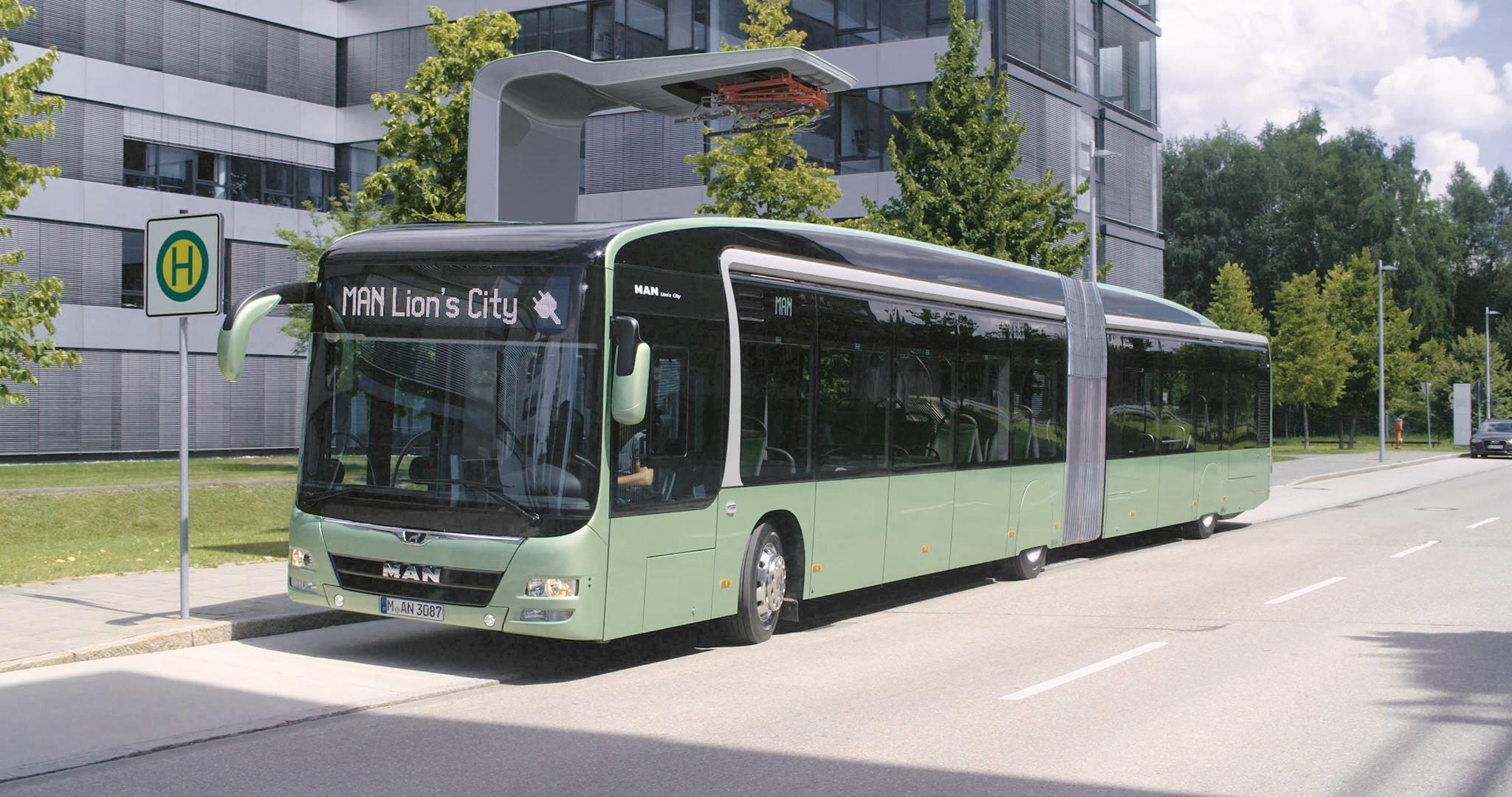 Na veletrhu IAA v Hannoveru v září 2016 představil MAN svůj koncept článkového elektrobusu. (foto: MAN Truck & Bus)