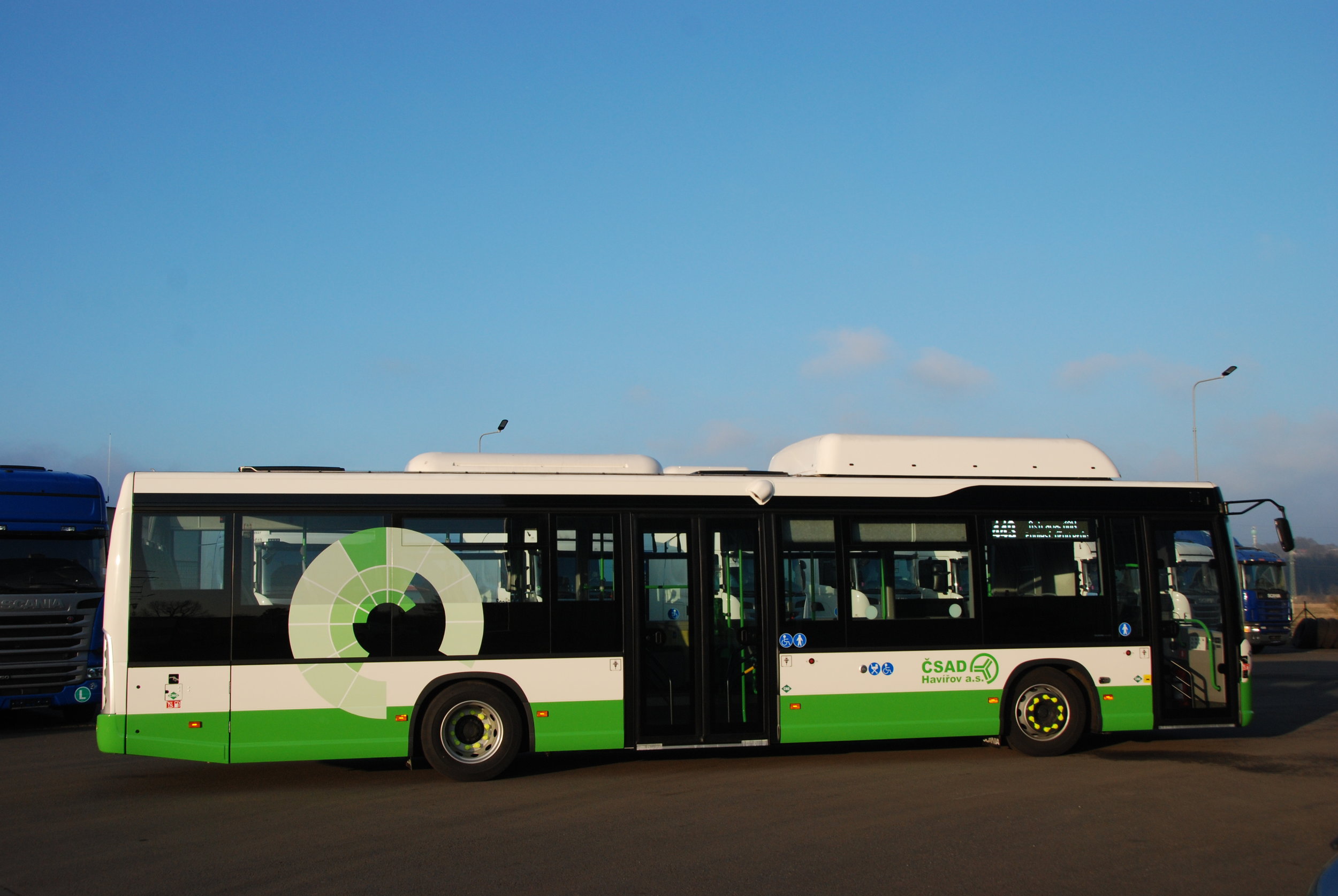 Boční pohled na vůz Scania Citywide LE pro ČSAD Havířov. (foto: Libor Hinčica)