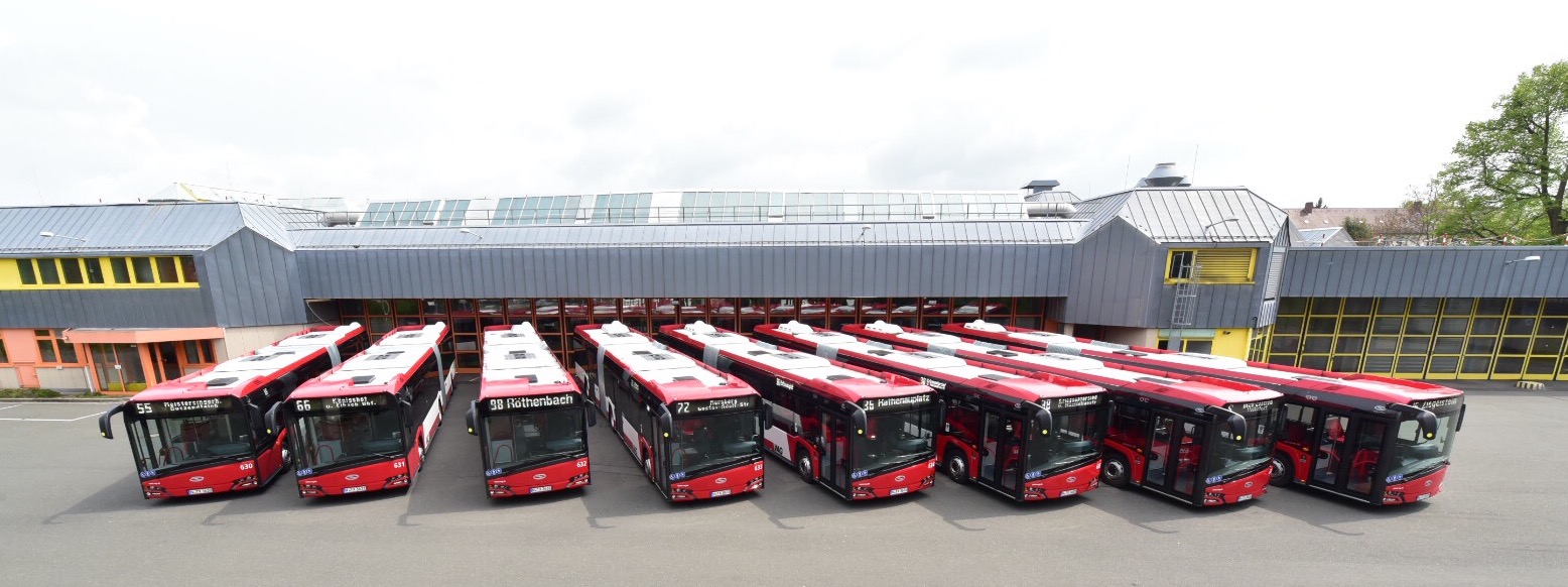 Nové autobusy v Norimberku. (foto: Solaris Bus & Coach)