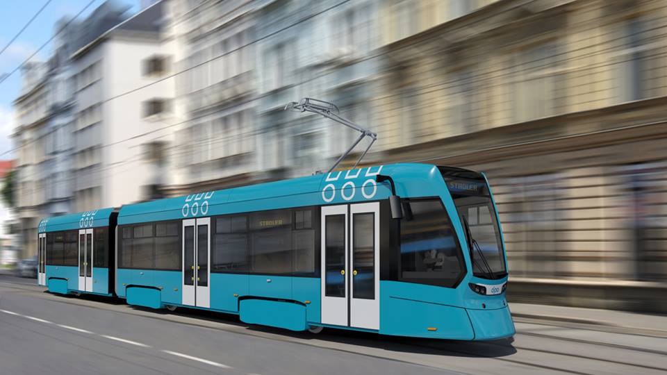 Verze, v níž více přichází ke slovu bílá barva a typický znak Ostravy - tři vykřičníky. (zdroj: Dopravní podnik Ostrava)