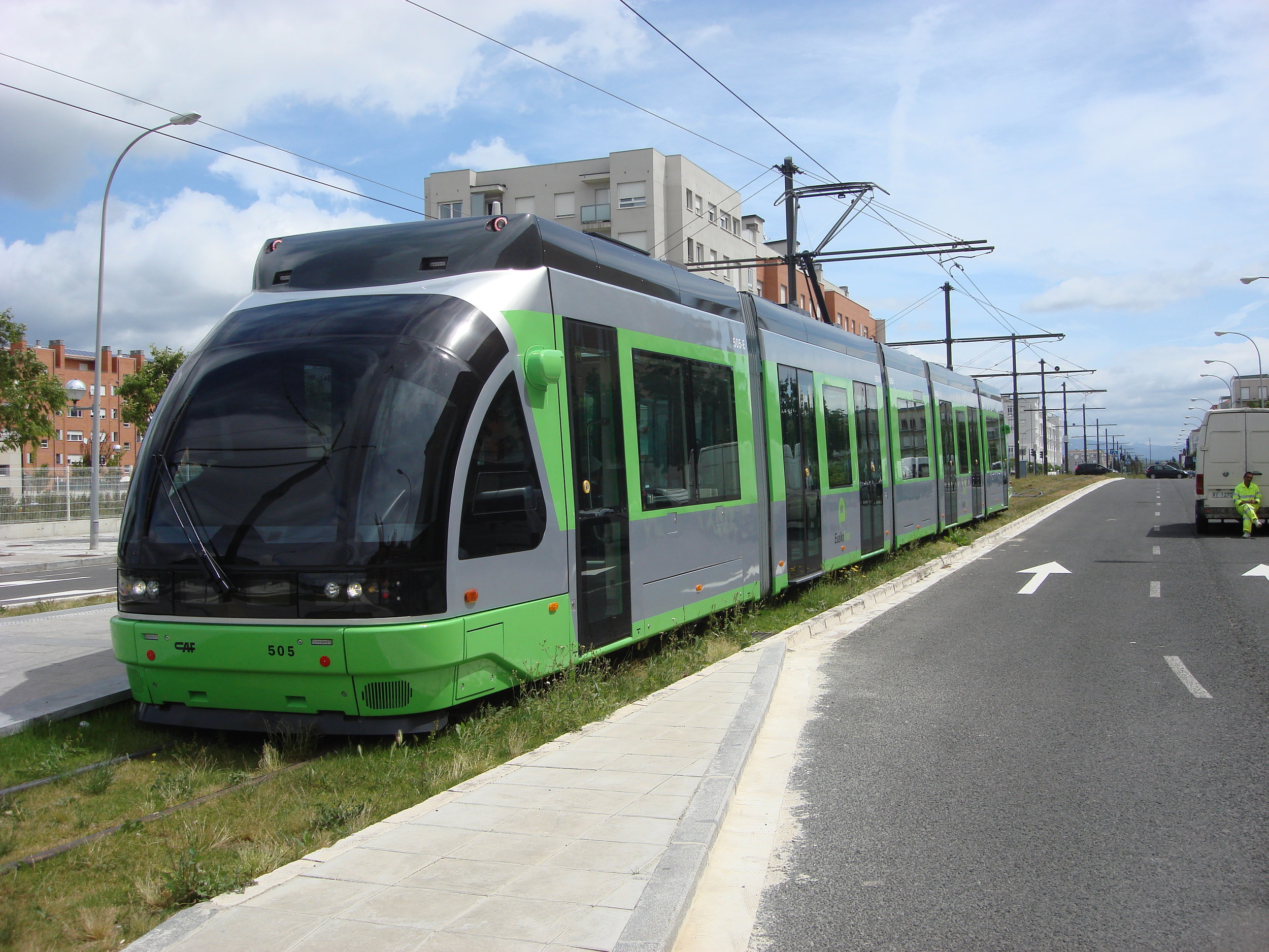 Tramvaj ve Vitorii na snímku z roku 2009. (foto: Alfonso Marco Pérez)