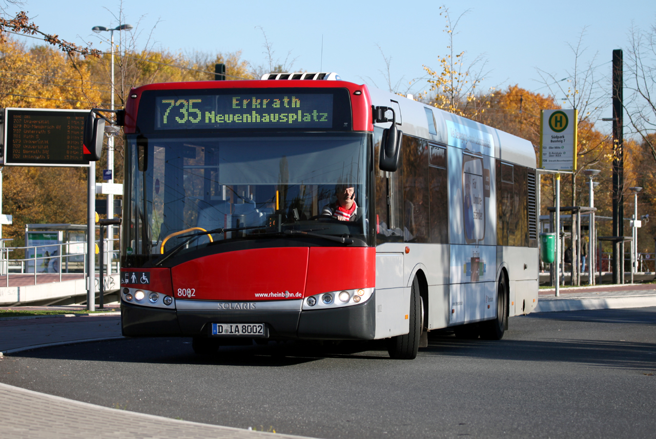 Solaris dodal do Düsseldorfu od roku 2005 již okolo 90 vozů. (foto: Rheinbahn)