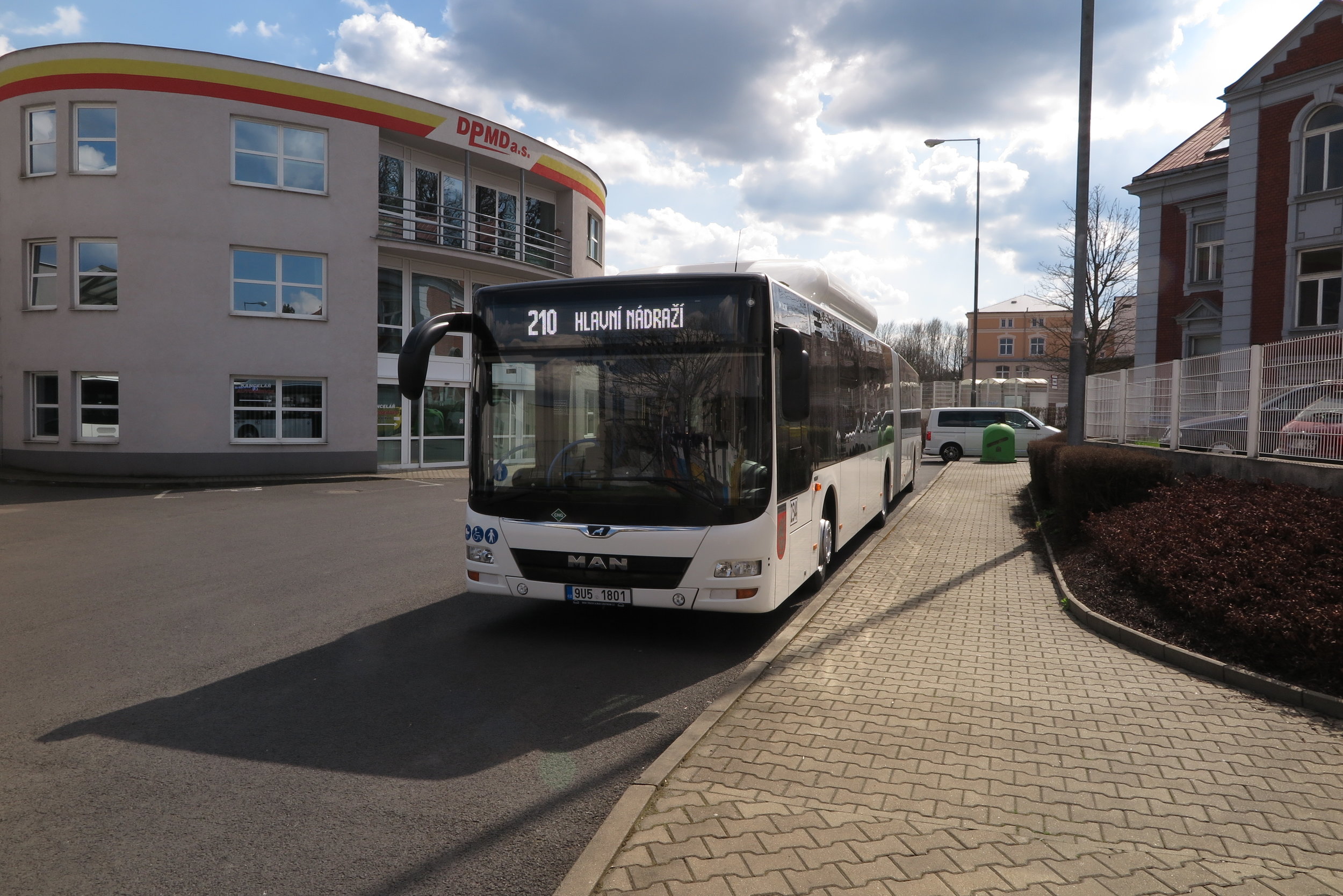 Autobus MAN Lion's City G CNG v Děčíně. (foto: BUSE)