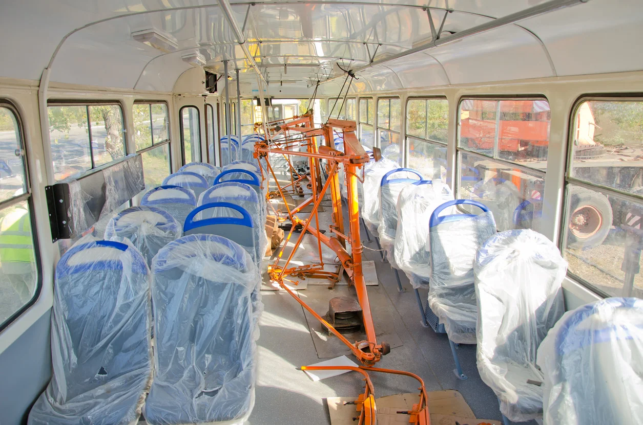Tramvaje procházejí před příchodem do Mariupolu částečnou modernizací.