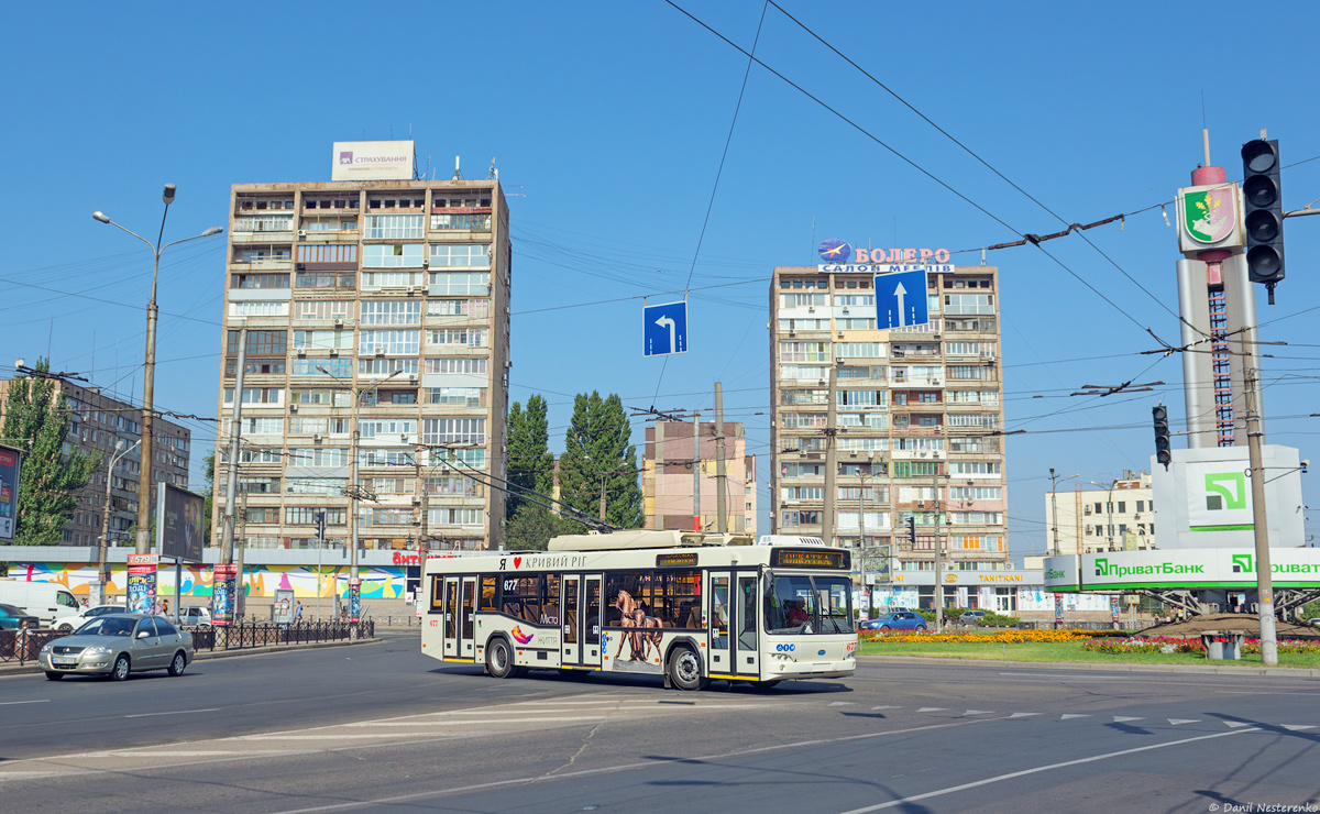 Trolejbus Dnipro-T103 v Krivém Rogu dne 31. srpna 2018. (foto: Danil Něstěrenko)