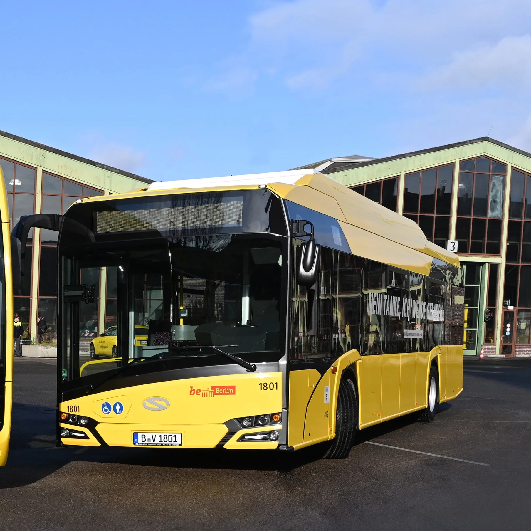 První z nových elektrobusů značky Solaris. (foto: BVG)