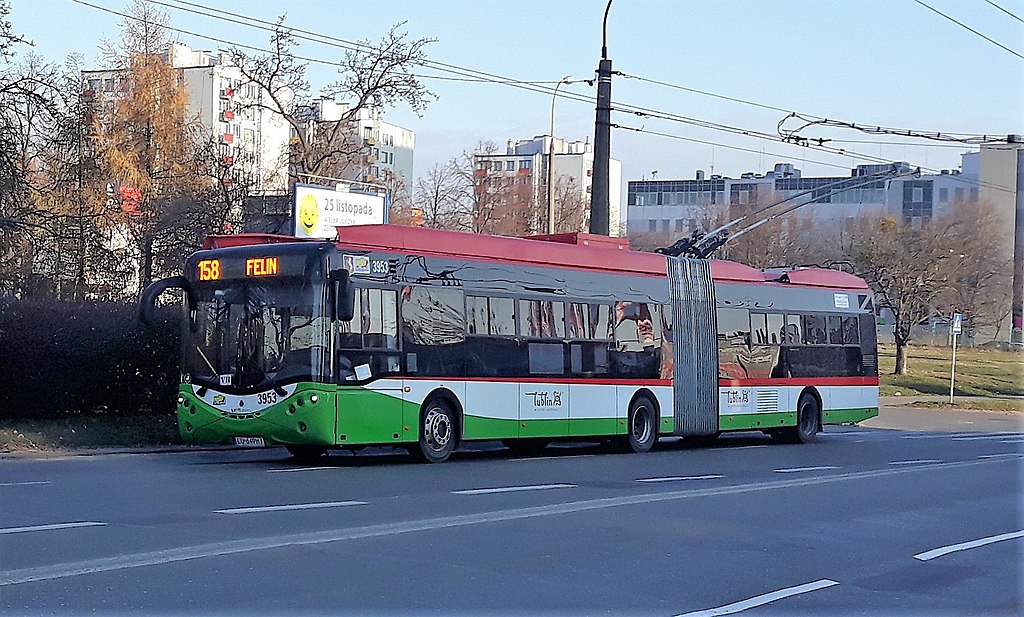 Kloubový Ursus v Lublinu na snímku z roku 2018. (zdroj: Wikiwand.com)