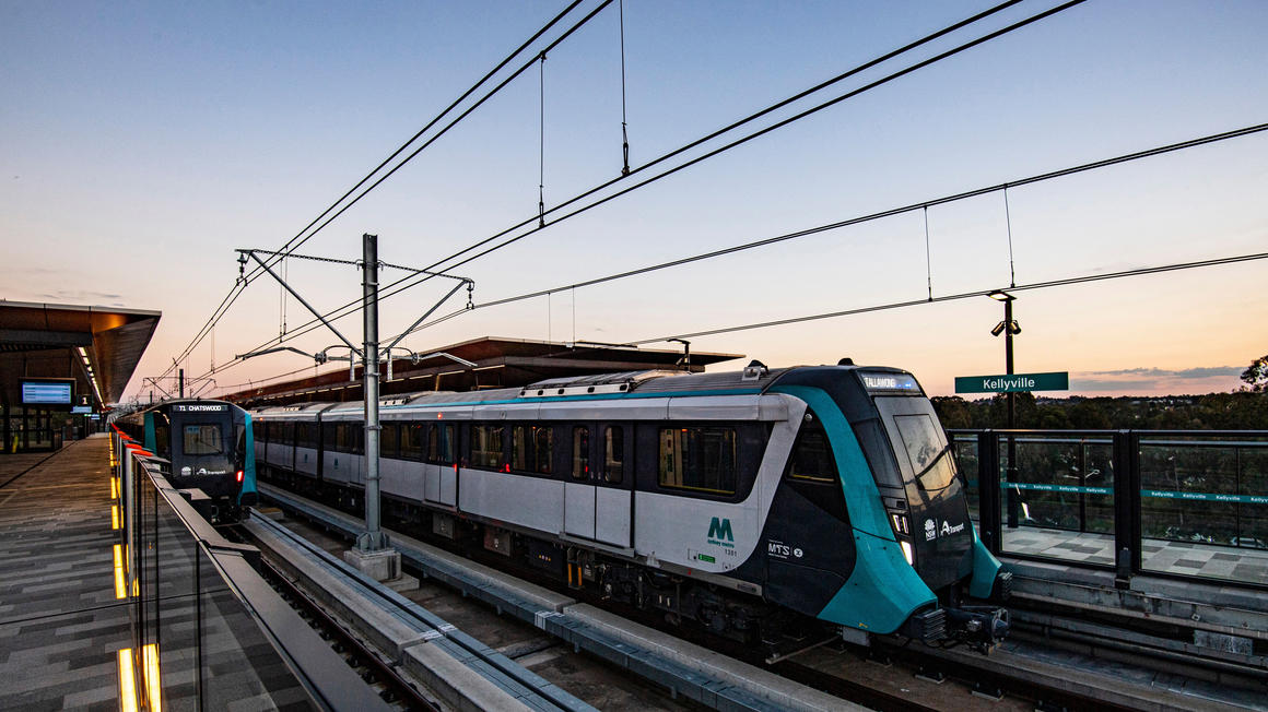 Soupravy Alstom Metropolis v Sydney. (foto: Alstom)