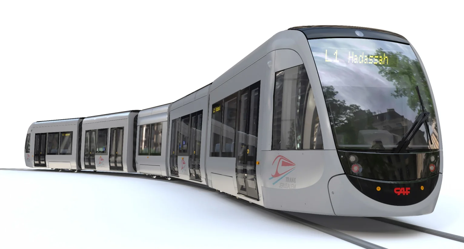Tramvaj CAF Urbos pro Izrael. (foto: CAF)
