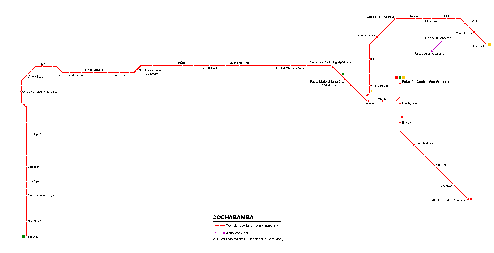 Momentální podoba sítě. (zdroj: UrbanRail.net)