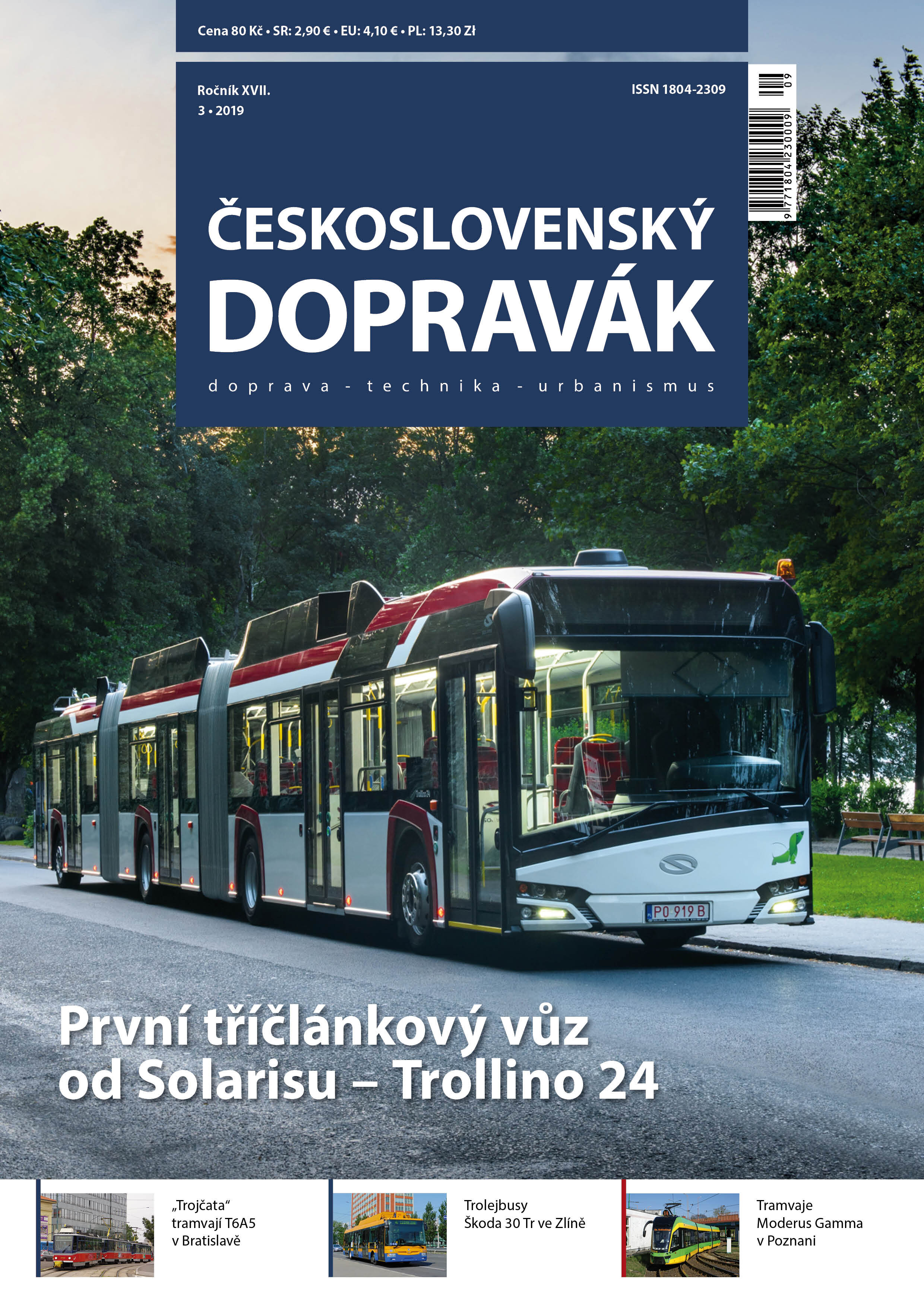 Titulní strana časopisu 3/2019. Obsah naleznete pod tímto odkazem . (foto: ČS Dopravák)