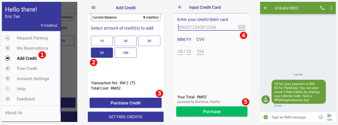 How-To: Top-Up ParkEasy Credits