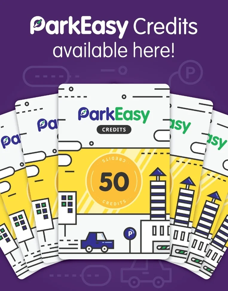 Buy ParkEasy credits with cash!