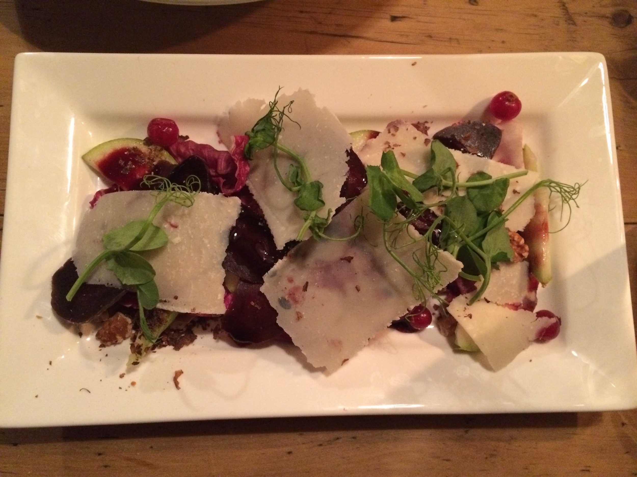 The venison was the star.