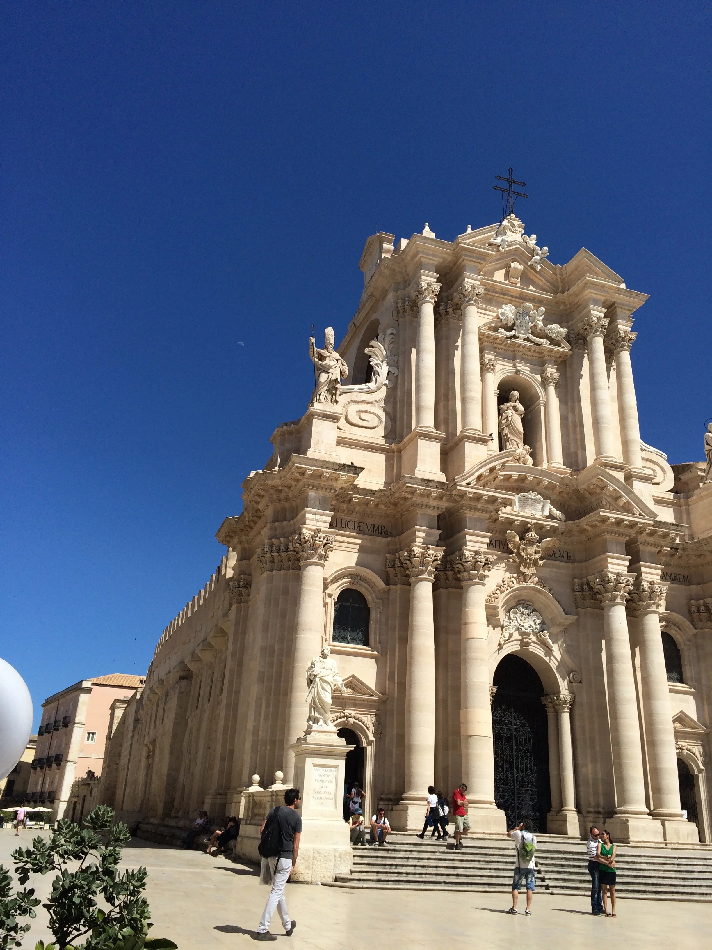 The Duomo in Ortygia - a synopsis of Sicilian history.