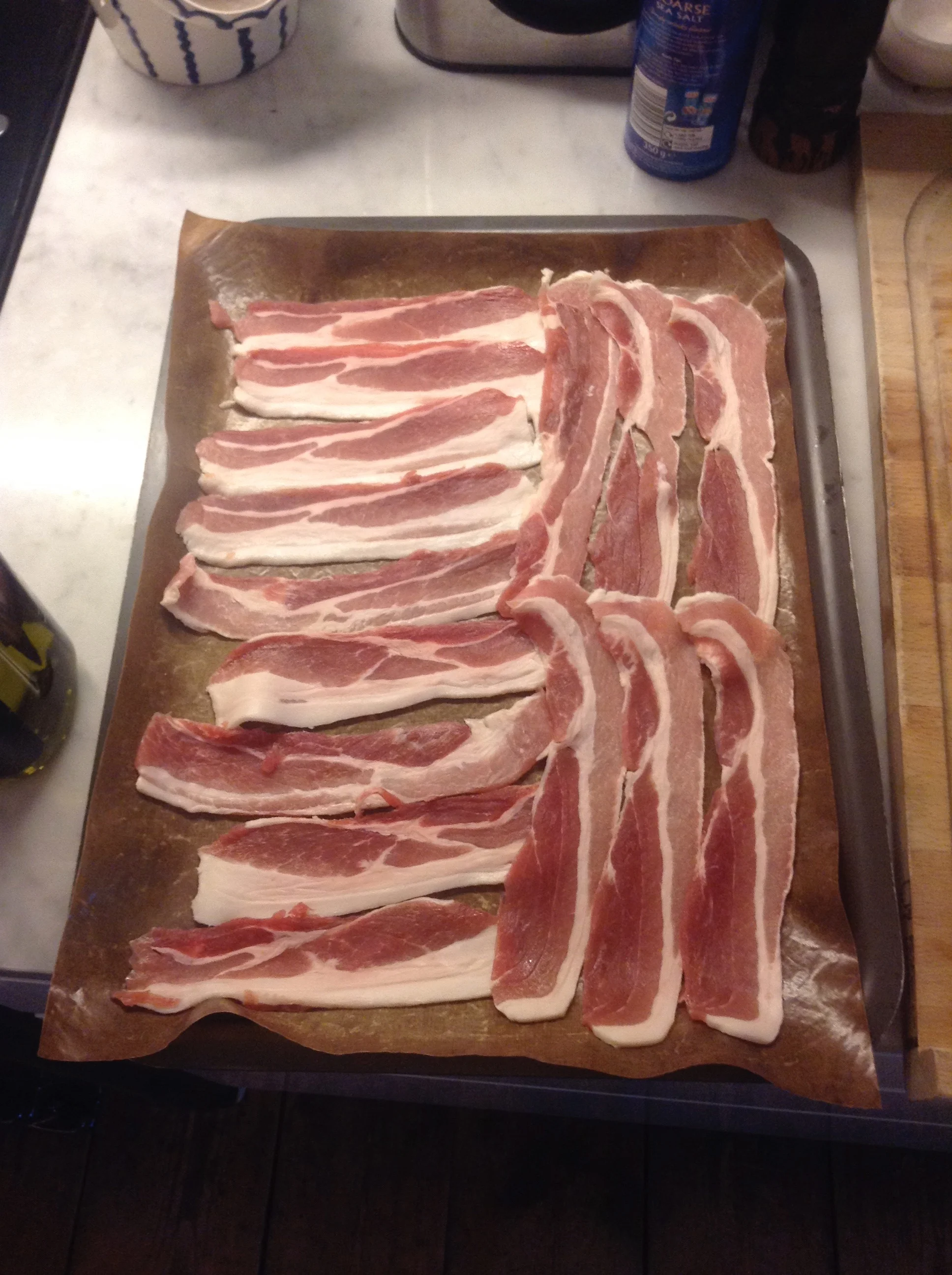 Good old traditional Danish bacon, the staple of a hearty English breakfast. 