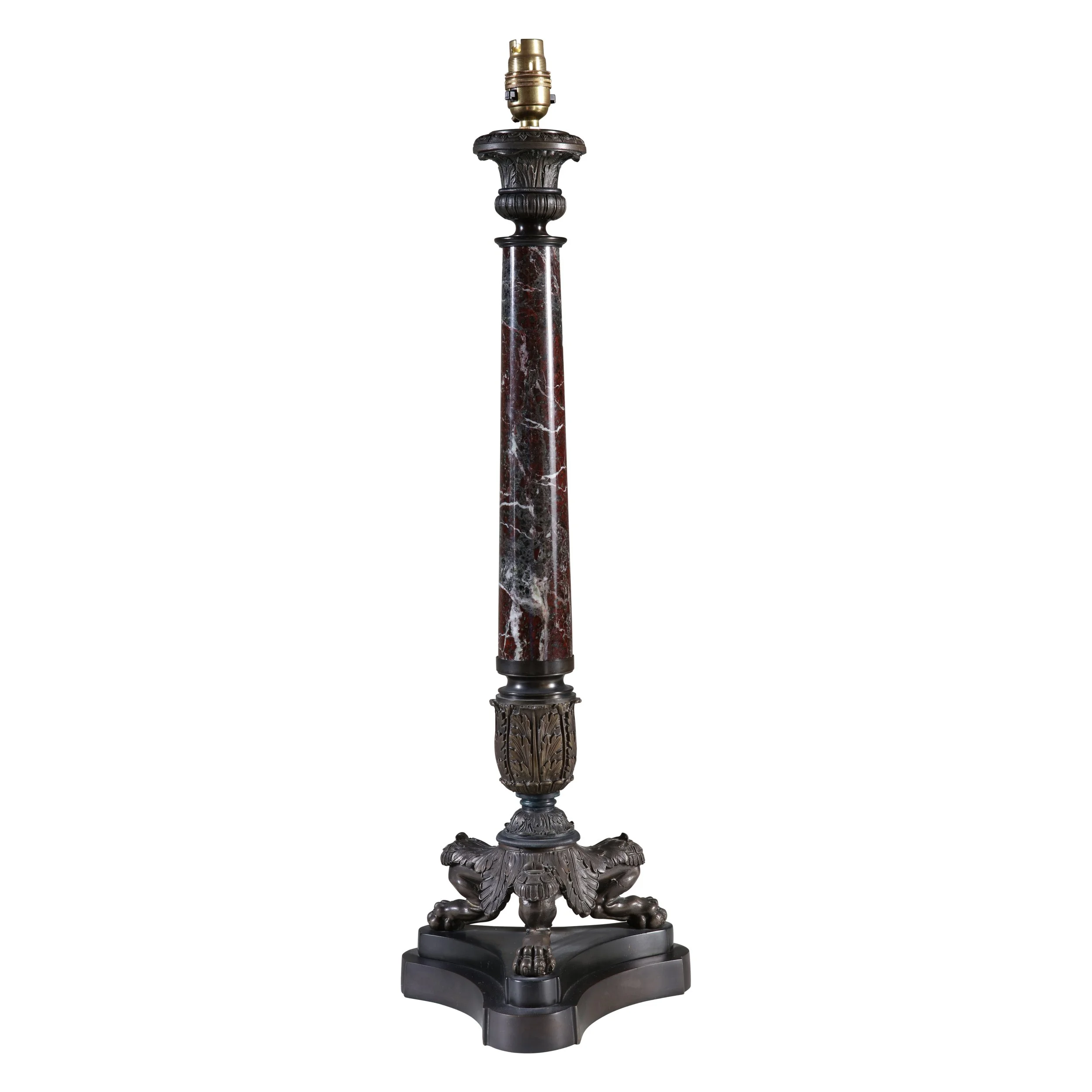 puple marble tripod claw feet 24in 7kg a.jpg