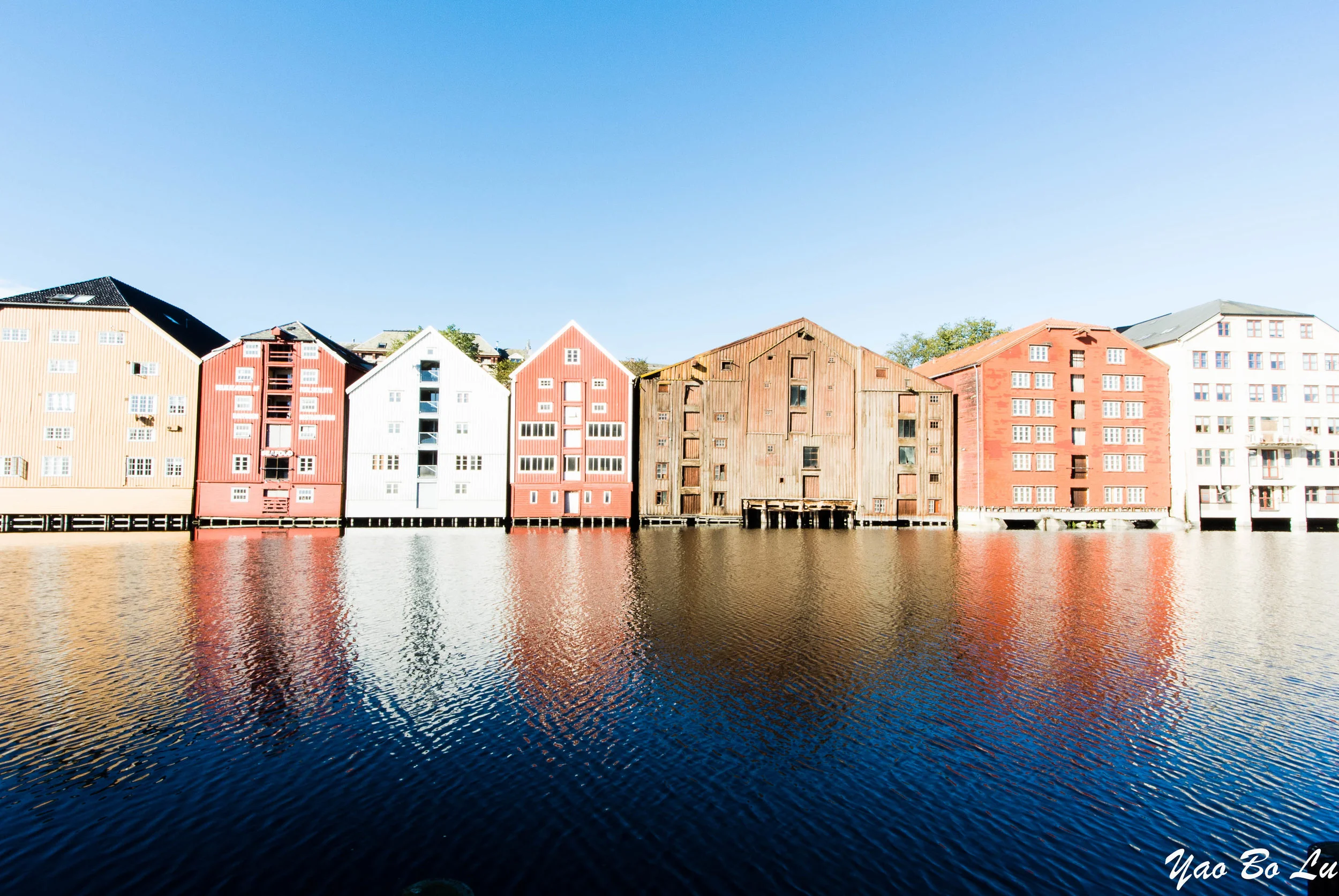 Some old houses in Trondheim