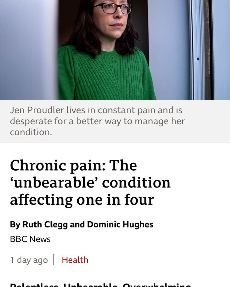 An interesting news article suggesting that we need a more contemporary approach to managing chronic pain. This aligns very well with how we practice at our clinic. Really encouraging to see these messages being shared in the public domain. Article l