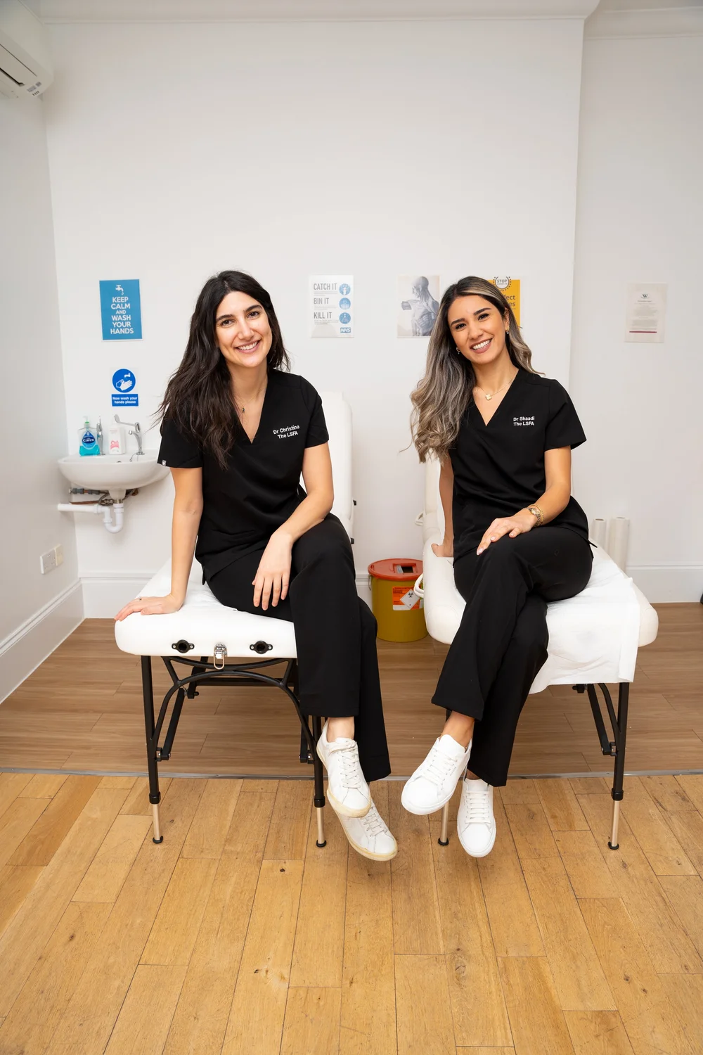 Dr Christina Diamanti and Dr Shaadi Manouchehri, co-directors of The London School of Facial Aesthetics