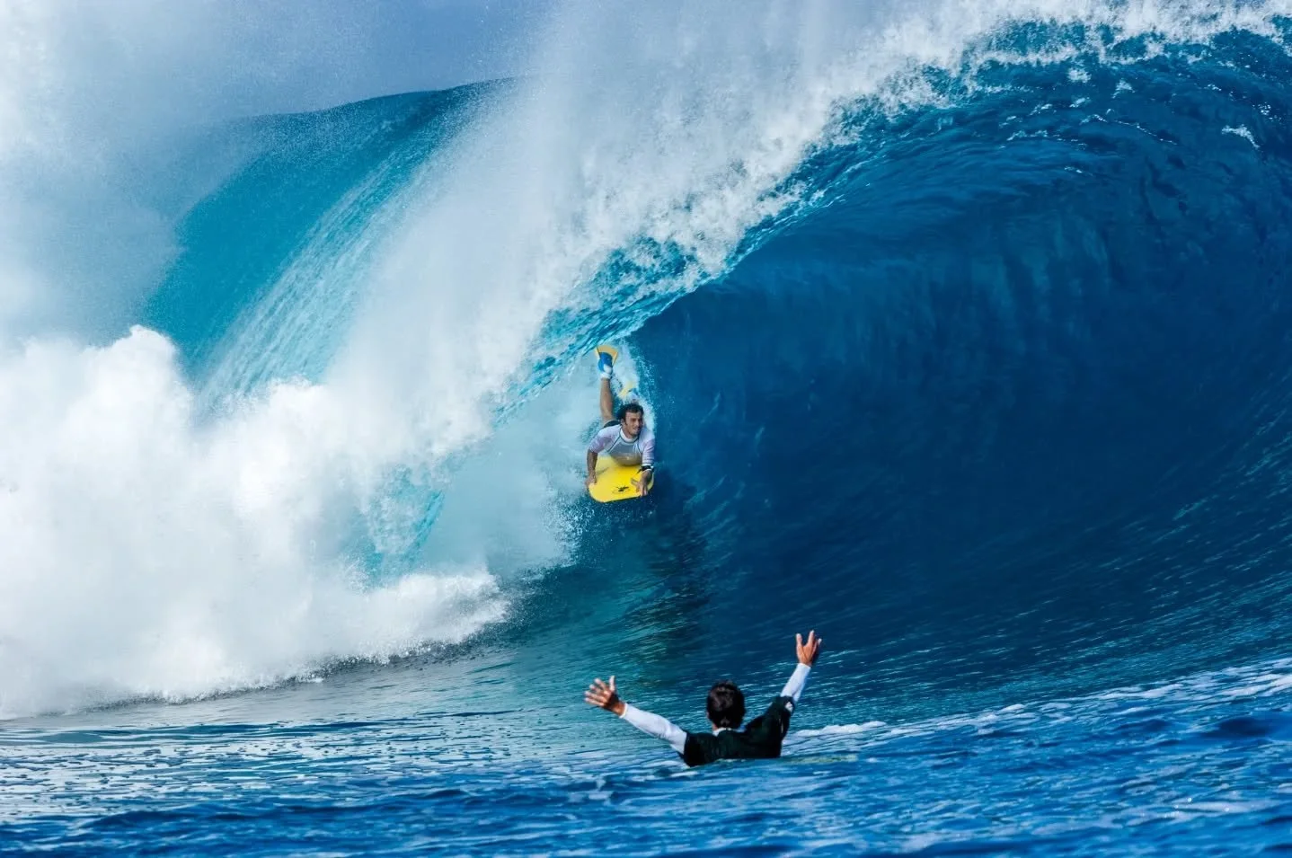 Em 2006 organizei com o Ricardo Faustino uma expedi&ccedil;&atilde;o de bodyboard ao Taiti e &agrave; Austr&aacute;lia para surfar Shark Island e Teahupoo. Conseguimos, de forma in&eacute;dita para a modalidade, um patrocinador, a "Cutty Sark&qu
