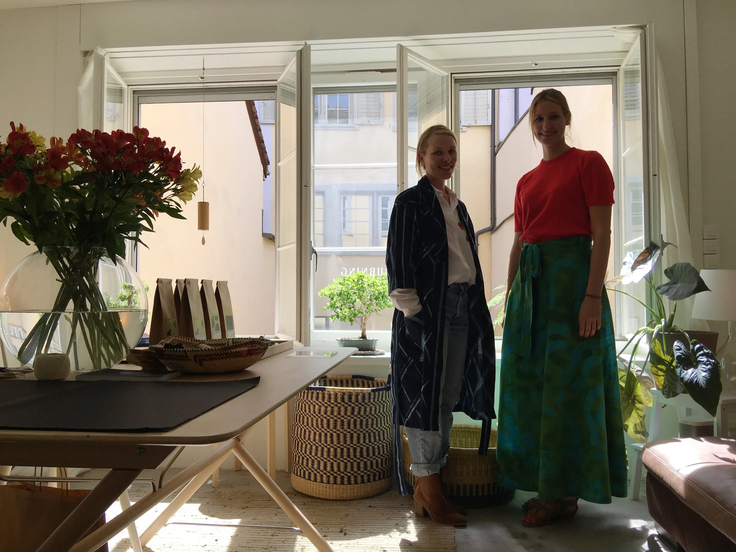 Marisa Burn & Kathrin Eckhardt at Burninglights Atelier