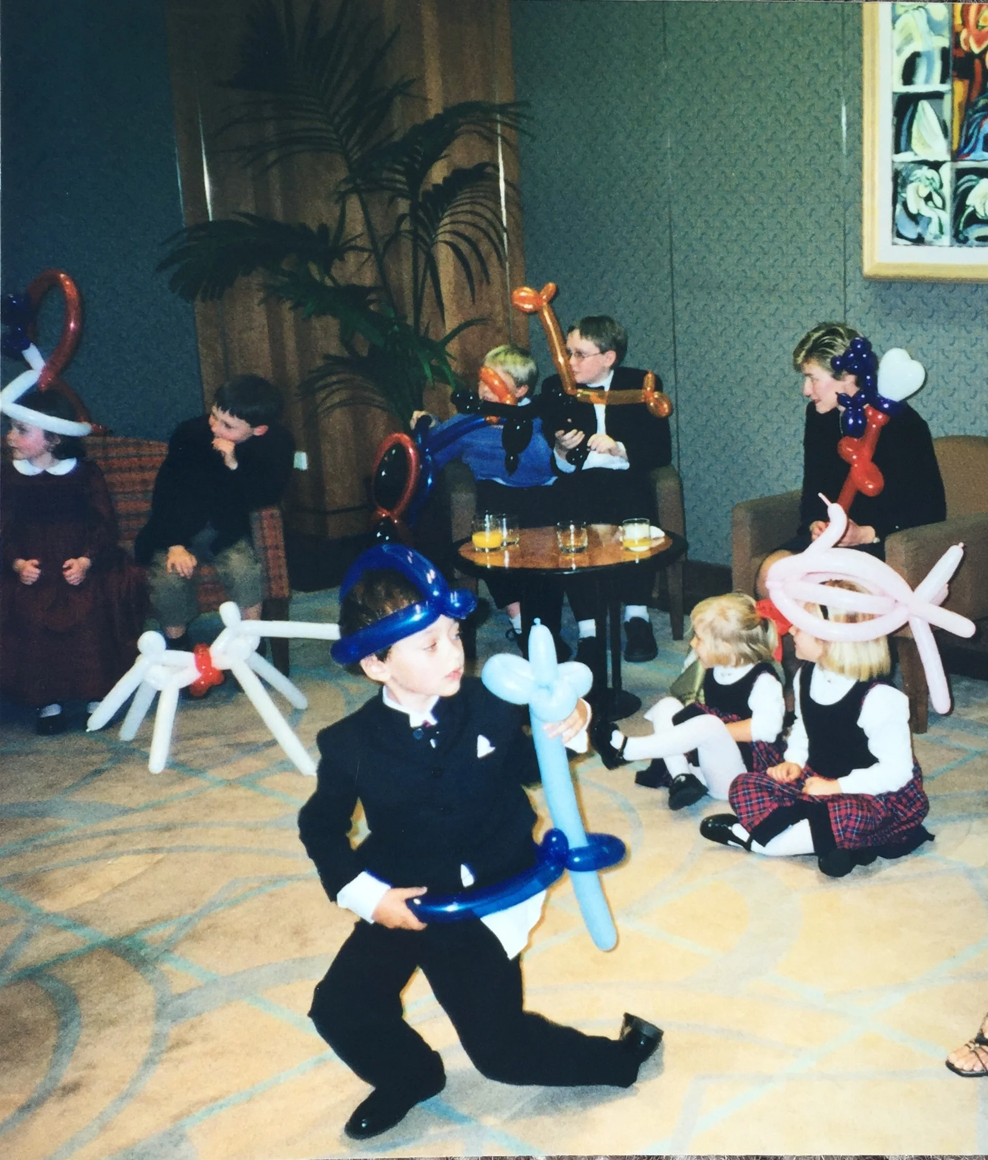 With apologies to Lauren, James, Sam, Robbie, Duncan, Emily and Kate (and my cousin Judy!) for unearthing this photo from so many years ago!