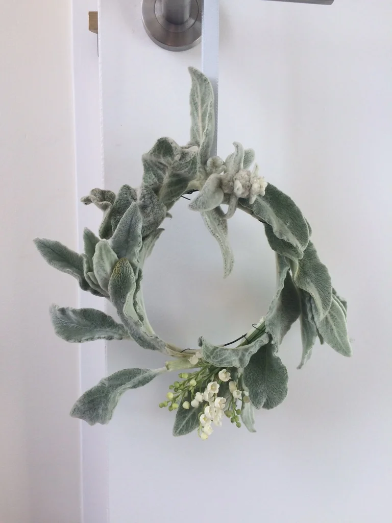 Using a sprig of Lily of the Valley from my garden