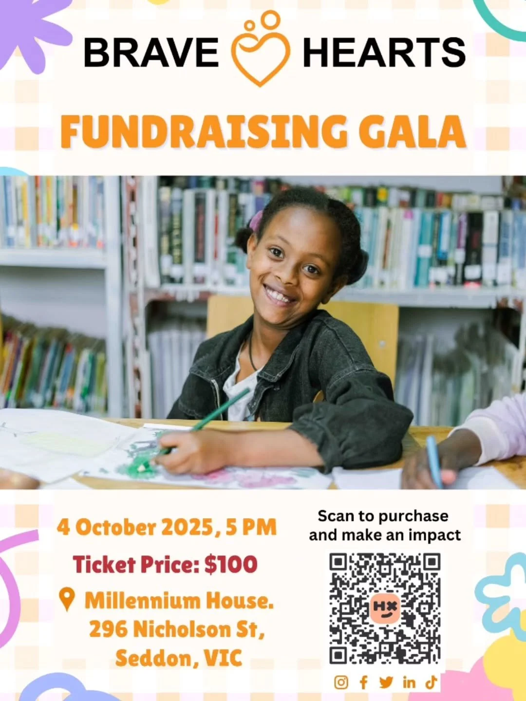 The Brave Hearts Australia team is excited to host a Fundraising Gala Dinner to celebrate a decade of impact and transformation!

Since 2014, Brave Hearts Ethiopia has been supporting orphaned and vulnerable children and their families and this miles
