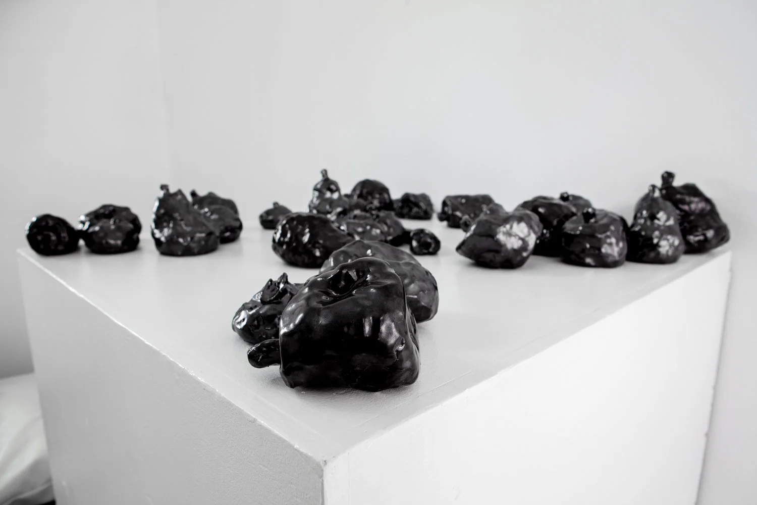 Fruits , materials: glazed ceramics
