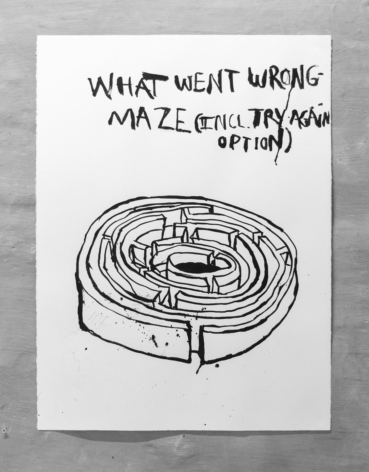 What Went wrong maze (inc. try again option)