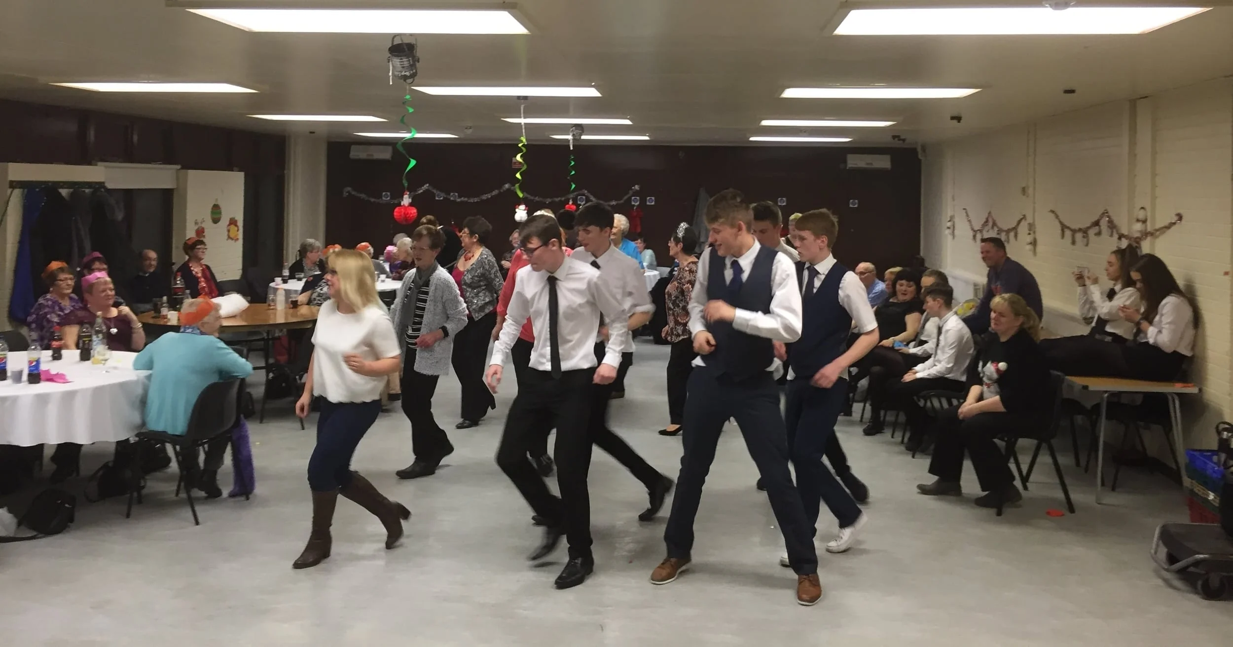 Everyone on their feet! 