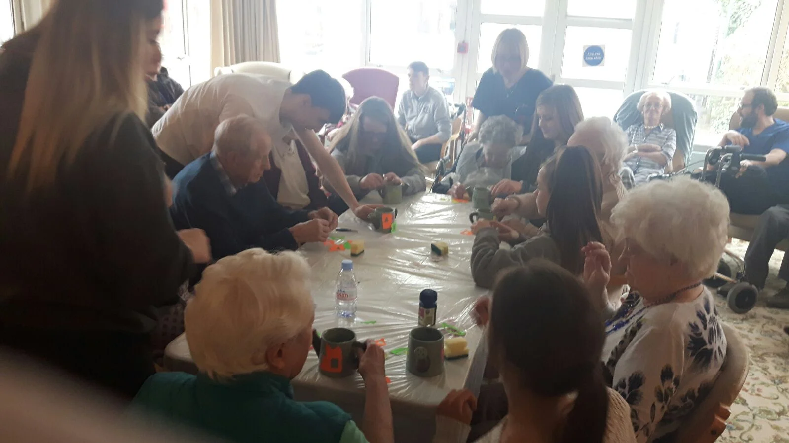 Volunteering at nursing home