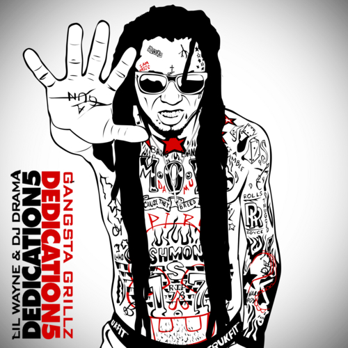 Lil Wayne's "Dedication 5" album cover