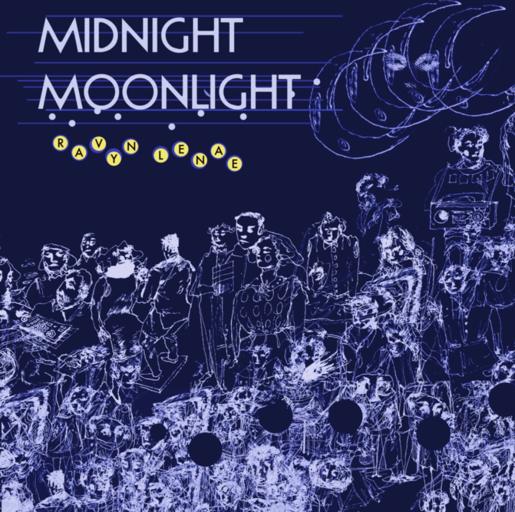 Ravyn Lenae's "Midnight Moonlight" album cover