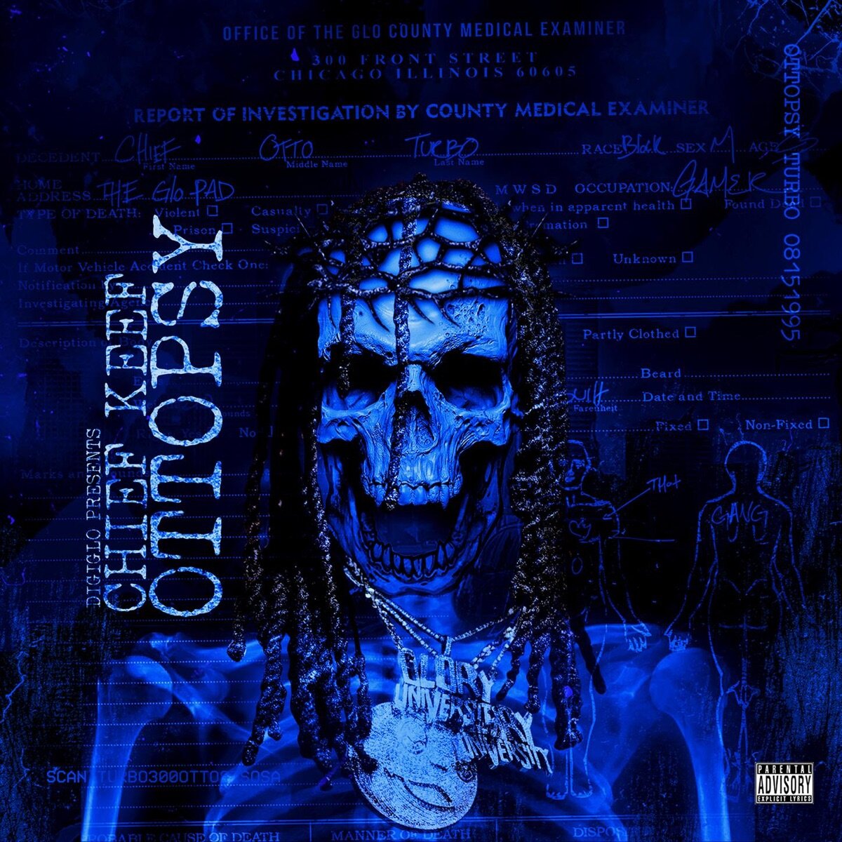 Chief Keef's "Ottopsy" album cover