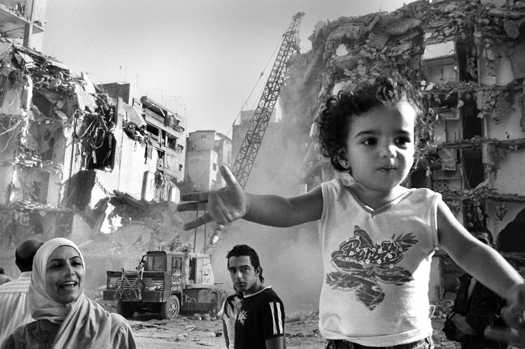 Destruction in Beirut following the 2006 Lebanon war portrayed in Matar’s photography