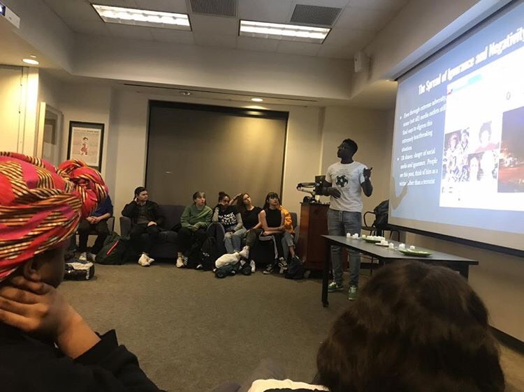 Image from the vigil provided by Korotoumou Ballo ‘21