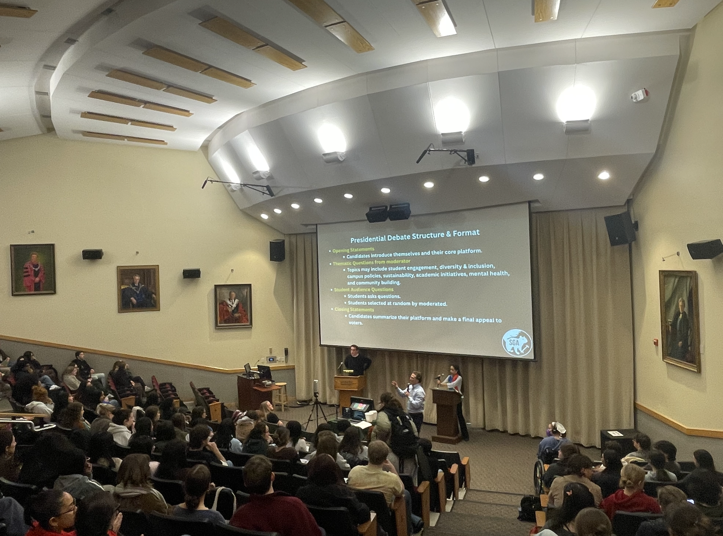 Proven Experience vs. New Perspectives: The SGA Presidential Debate