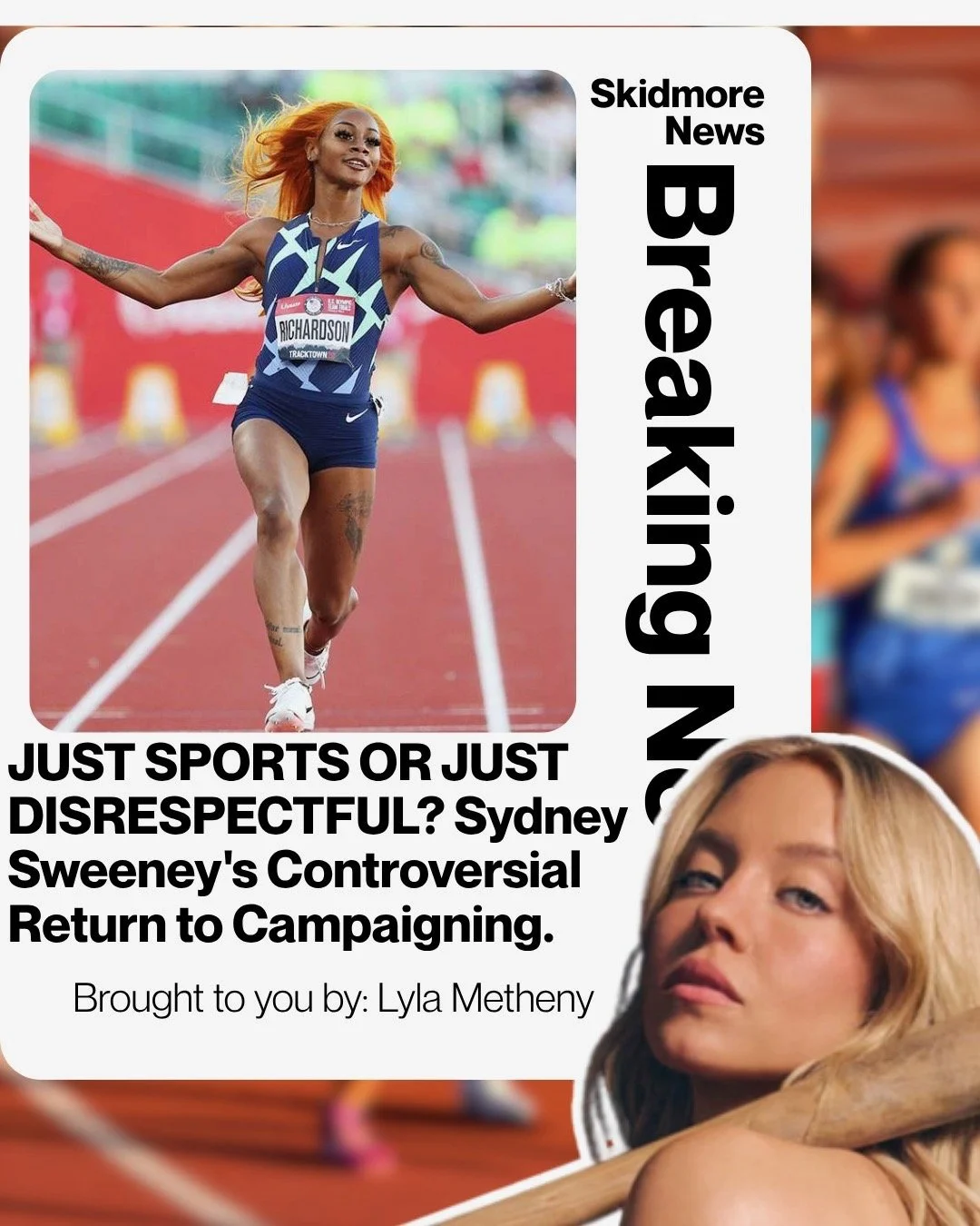 JUST SPORTS OR JUST DISRESPECTFUL? Sydney Sweeney’s Controversial Return to Campaigning