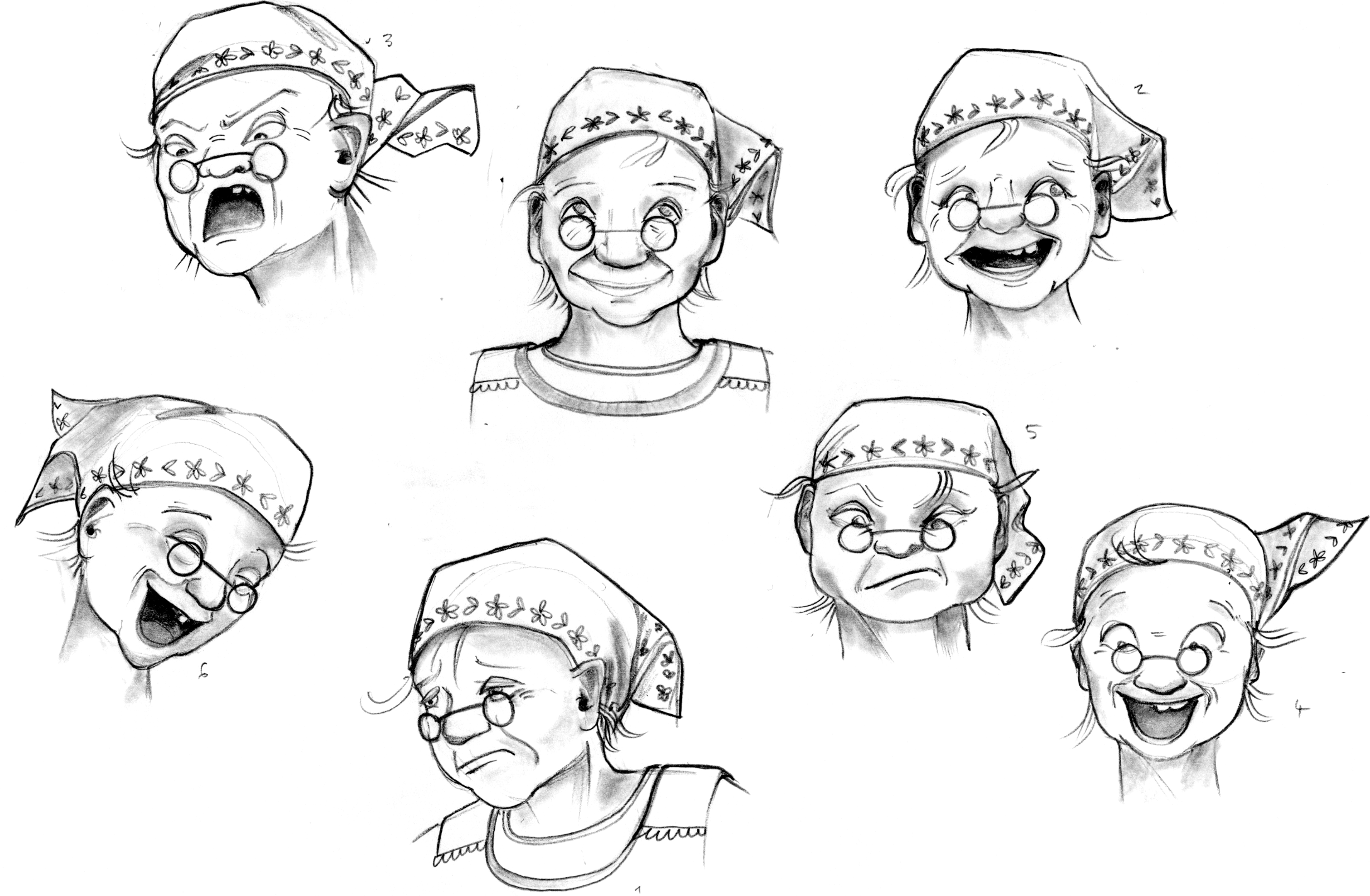 expressions old woman