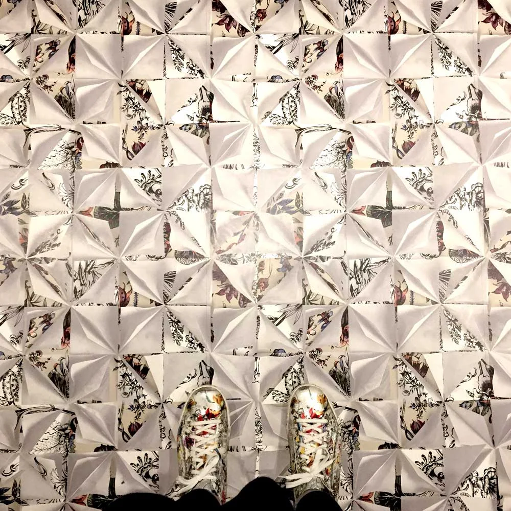 Installation at Graham & Brown's 'House of Wallpaper' in Soho.